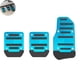 thumbnail image 4 of Cubiertas de pedales antideslizantes para coche, juego de almohadillas de pedal de aleación de aluminio para automóvil, accesorios de repuesto universales para pedal de embrague y freno de gas., 4 of 8