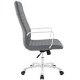 thumbnail image 2 of Modway Finesse Highback Leatherette Office Chair, Multiple Colors, 2 of 4