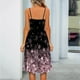 thumbnail image 4 of Moda mujer vestidos verano impresión Casual cuello en V sin mangas vacaciones Mini vestido Fridja  hjkh5998, 4 of 7