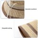 thumbnail image 2 of Sombrero de pescador tejido con circunferencia de cabeza grande para mujer, gorro de pescador con protección solar, para playa al aire libre, 58-60cm, 2 of 5