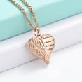thumbnail image 2 of Cremation Heart Urn Necklace Ashes Jewelry for Women Men Keepsake Pendant Memorial Locket Ash Holder(Rose Gold), 2 of 7