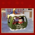 thumbnail image 3 of Luminous Rotating Christmas Tree Topper Festive Holiday Decorations with Flying Santa Sleigh Design for Winter Party Celebrations, 3 of 7