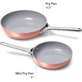 thumbnail image 4 of Caraway Nonstick Ceramic Mini Fry Pan (1.05 qt, 8") - Oven Safe & Compatible with All Stovetops (Gas, Electric & Induction) - Perracotta, 4 of 6