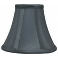 thumbnail image 3 of Urbanest Silk Softback Bell Chandelier Shade, 3″ Top × 6″ Bottom × 5″ Slant Height – Replacement Lamp Shades for Chandelier, Pendant Light, Wall Sconce & Small Table Lamp, 9 Pieces, Grey, 3 of 3