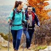 SINGOMON Trekking Pole, Multifunctional Hiking Poles Outdoor Survival Equipment Aluminum Alloy Walking Stick for Hiking Accessories