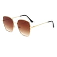 thumbnail image 2 of ibiyuan Retro Polarized Sunglasses for Women Women Round Polarized Sunglasses Gradient Color Fashion Shades For Travel Shopping Outdoor, 2 of 6