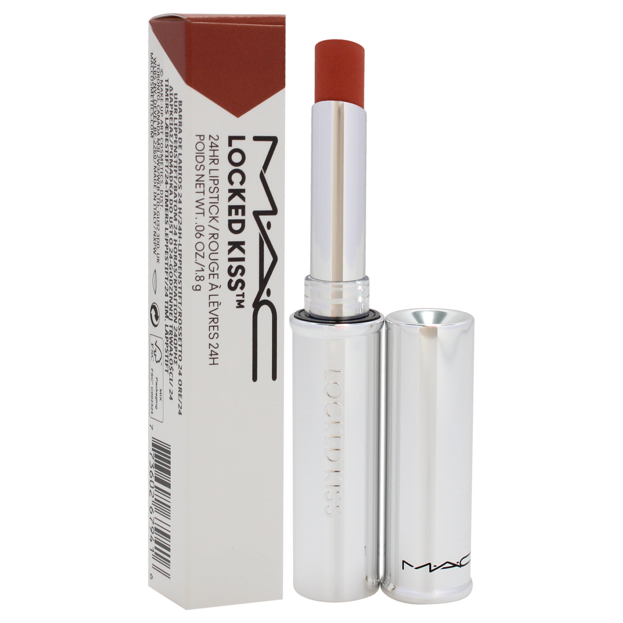 MAC Locked Kiss 24 Hour - Mult it Over and Over , 0.06 oz Lipstick