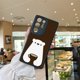 thumbnail image 2 of Funda única para iPhone con lindas pegatinas de animales de dibujos animados: compatible con iPhone 15 Pro Max, 14, 13, 12 Pro y 11, 2 of 4