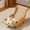Style 1- 20.5*15.5*12.5 in, variant on Cat Recliner Scraper Board Anti-Scratch Cat Nest Wooden Sword Hemp Grinding Claws Scratching Pad Pet, 2026 New Cat Recliner Scraper Board, Scratch Resistant & Low Lint