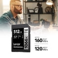 thumbnail image 6 of Lexar Professional 1066x SDXC UHS-I Card SILVER Series 512GB Memory Card Bundle with Lexar 32GB High-Performance 800x UHS-I SDHC Memory Card (BLUE Series), 6 of 7