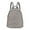 Gray, variant on Hayden Quilted Vegan Leather with Studs Womens Backpack by Mia K