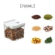 thumbnail image 1 of Xihbxyly Recipientes Herméticos para Almacenar Alimentos, Diseño de Hebilla Transparente, Mantienen Los Alimentos Secos Frescos Por Más Tiempo, Frascos Apilables Que Ahorran Espacio, Organización de, 1 of 4