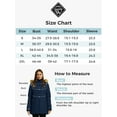 thumbnail image 6 of Wantdo Women's Winter Jackets Hoodie Puffer Jackets Padded Winter Coats Navy L, 6 of 9