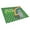Blue, variant on Red and White Pit Bull Terrier St. Patrick's Day Glass Cutting Board Large 12 in x 15 in