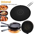 thumbnail image 3 of Lzvxtym Silicone Splatter Screen for Cooking - 13" Grease Splatter Guard,Splash Guard for Frying Pan,Non-Stick,Food Safe & Heat Resistant,Dishwasher Safe, 3 of 8