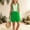 A105 Green, variant on Girls Suspender Shorts High Waisted Pleated Bloomer Shorts Casual Summer Overall Shorts with Adjustable Button Straps Cute High Rise Short Pants for School