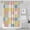 Pioneer Flower Floral-2, variant on Pioneer Flower Floral Print Pattern Shower Curtain 84"x72", Bathroom Decorative Shower Curtain Set with 12 Hooks, Waterproof Washable