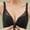 1-Black, variant on YWDJ Bras for Women Push Up No Underwire Plus Size Front Closure Front Clip Zip Snap Lace Front Hook Front Close Everyday for Sagging Breasts Lightly Underwear One Piece Underwear Beige XXL