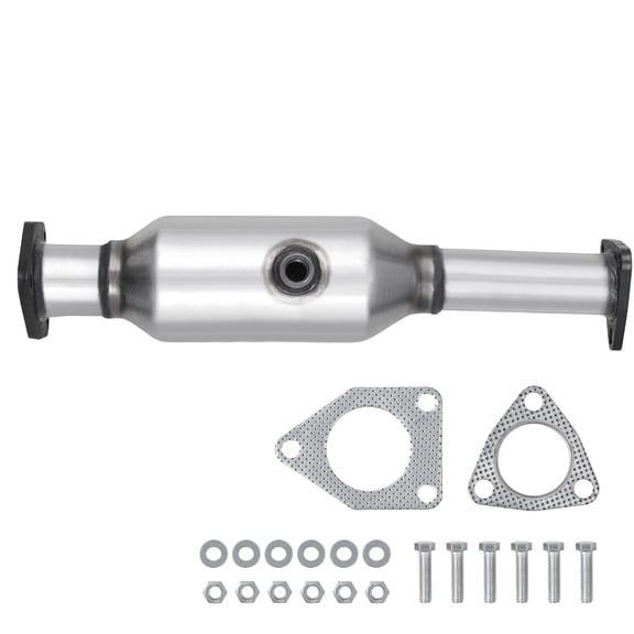 KFFKFF Catalytic Converter, Compatible with Honda Accord 2.4L 2003-2007, Rear Replacement for OE 16299, Stainless Steel Construction, Designed for Efficient Exhaust Gas Purification