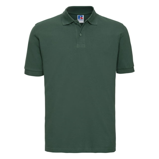 Russell Polo à Manches Courtes 100 % Coton pour Hommes