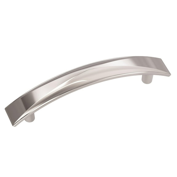 Amerock Extensity 3-3/4 Inch Center-to-Center Polished Chrome Cabinet Pull, 10 Pack