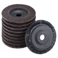 thumbnail image 1 of Unique Bargains 4 Inch Flap Disc 80 Grit Sanding Grinding Wheels Silicon Carbide Abrasive 10 Pack, 1 of 5