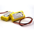 thumbnail image 3 of (Paquete de 5) 24V 600mAh BP2-A Dual-LITE Ni-cD Batería de repuesto para señal de salida Luz de emergencia cSXWREB3 HUBBEL Batería BP2A BP2-0A 0BP2-0A, 3 of 5