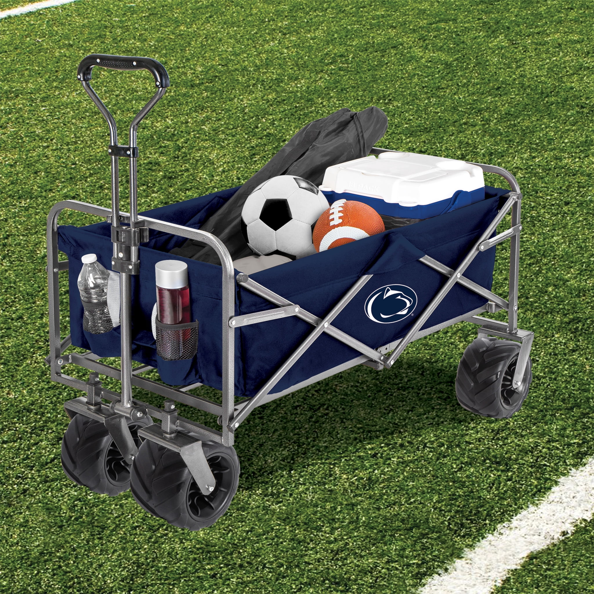 Smart Design Collegiate Heavy Duty Sports Wagon- Penn St Nittany Lion