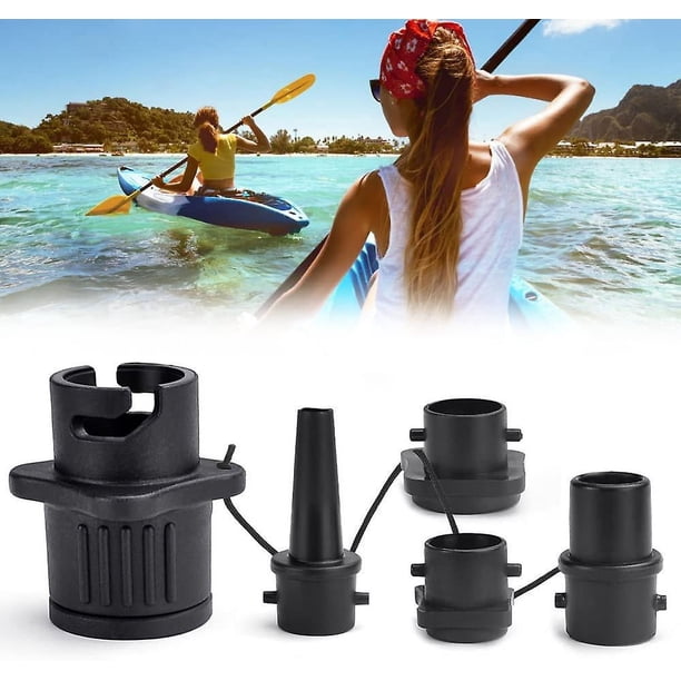 DouHu 4 Piece Inflator Adapter Set Kayak Pump Adapter Air Valve Adapter ...