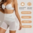 thumbnail image 2 of Tummy Control Shapewear Shorts High Waisted Body Shaper Butt Lifting Panties Thigh Slimmer Girdle, 2 of 5