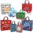 thumbnail image 1 of Bolsas navideñas PARSUP, 16 piezas, no tejidas, varios tamaños, 1 of 7