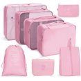 thumbnail image 1 of Bolsa de almacenamiento de viaje, conjunto de siete piezas, subenvases de cosméticos para lavado digital, bolsa de almacenamiento para ropa, zapatos, equipaje, bolsa de viaje, 1 of 6