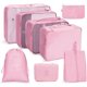 thumbnail image 1 of Bolsa de almacenamiento de viaje, conjunto de siete piezas, subenvases de cosméticos para lavado digital, bolsa de almacenamiento para ropa, zapatos, equipaje, bolsa de viaje, 1 of 6