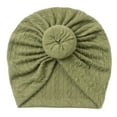 thumbnail image 1 of Turban Élastique Noué Élégant pour Tout-Petits Garçons et Filles, Couvre-Chef Doux Extensible à Design Uni, 1 of 3