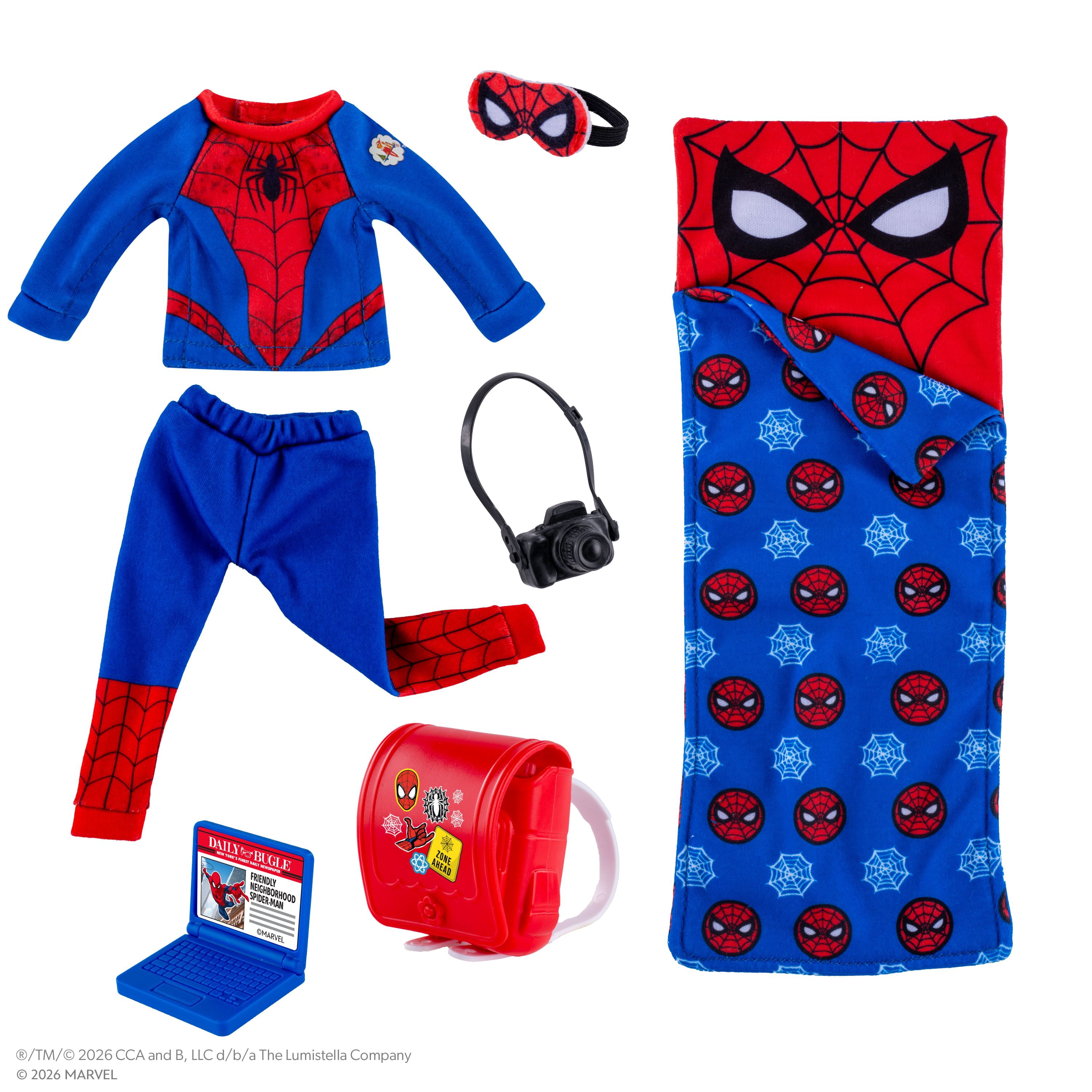 The Elf on the Shelf Marvel Spider-Man Elf Saves the Day Sleep Set - Scout Elf Not Included