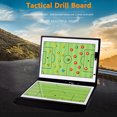 thumbnail image 3 of Tablero de práctica de fútbol 1 juego de equipo de asistente deportivo con portapapeles de entrenamiento de fútbol magnético portátil FLhrweasw Nuevo, 3 of 9