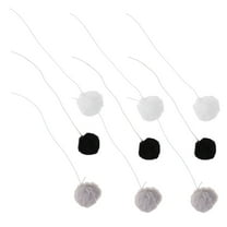 MLINS 9 Pcs Gnawing Soft Ball Indoor Cat Scratching Post Plush