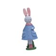 thumbnail image 3 of Figura de conejito de Pascua, decoración de Pascua, adorno de escritorio, creativo, coleccionable, de pie azul, 3 of 9