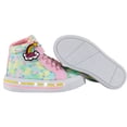 thumbnail image 5 of Tenis Botas Niña Luces Led Estrellas Arcoiris Moda Comodo M-2026 ARCOIRIS 18 cm, 5 of 5