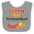 thumbnail image 3 of Inktastic Newfoundland Dog Lover Boys or Girls Baby Bib, 3 of 4