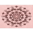 thumbnail image 1 of Ahgly Company Machine Washable Indoor Rectangle Transitional Indian Red Area Rugs, 8' x 10', 1 of 7