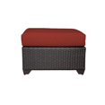 thumbnail image 3 of Afuera Living Contemporary Patio Wicker Ottoman in Terracotta, 3 of 6