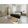 thumbnail image 5 of Ahgly Company Machine Washable Indoor Rectangle Transitional Brown Area Rugs, 6' x 9', 5 of 7