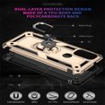 thumbnail image 7 of Jiahe Cover For Motorola Moto G Power 2022,Armor Shockproof TPU Bumper Case,Degree Rotation Kickstand With Magnetic Car Mount Ring Holder Hard PC Case Cover,6.5 inch,Gold, 7 of 7
