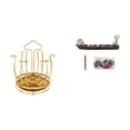 thumbnail image 1 of Soporte organizador giratorio de metal con forma de taza y quemador de para armario, sala de estar y dormitorio, decoración de mesa., 1 of 8