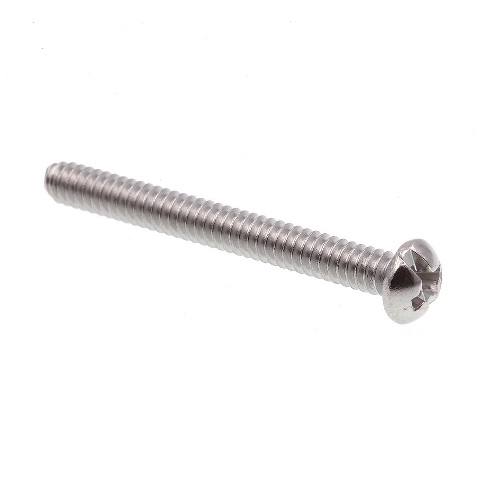Machine Screws, Round Head, Phillips/Slotted Combination Drive, 632 X