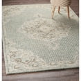 thumbnail image 7 of Ox Bay Epoch 9' x 12' Blue/Beige Medallion Hand-Tufted Wool Blend Indoor Area Rug, 7 of 7
