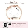 thumbnail image 5 of Compatible with Apple Watch Band 38mm with Case Women ,Blingbling Leather and Silicone Band with Diamond Case (without screen protector) for iWatch Series 3 2 1, 5 of 8