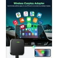 thumbnail image 5 of TOGUARD Wireless Carplay Adapter, 5.8 GHz Wifi  Carplay Wireless Adapter for  Android Auto CarPlay Plug and Play, for Cars from 2015 & iPhone iOS 9+, 5 of 7