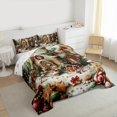 thumbnail image 3 of Homewish Xmas Gingerbread Man 2pcs Bedding Comforter Set For Teens Boys Girls,Colorful Candy Cane Twin Comforter Sets,Merry Christmas Breathable Bedding Set,Ultra Soft Home Decor,Reversible, 3 of 8